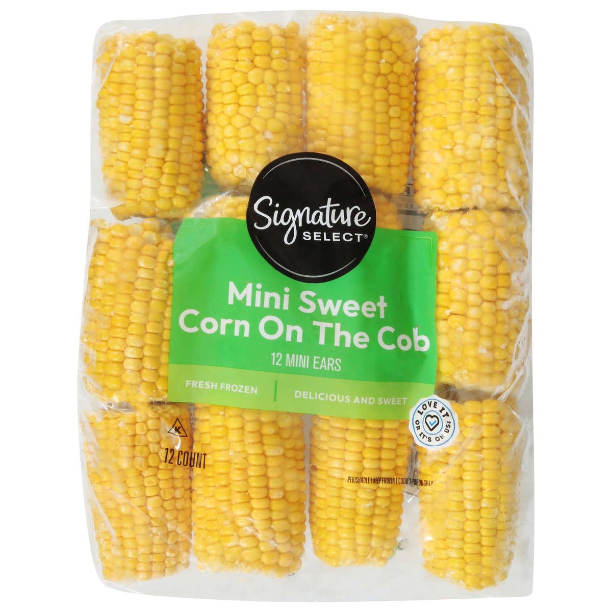 slide 1 of 13, Signature Select Sweet Corn on the Cob Mini 12 ea, 12 ct