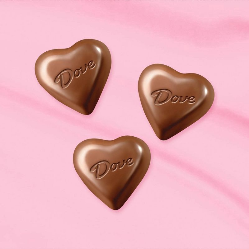 slide 6 of 8, DOVE Dark Chocolate Truffle Hearts Valentine's Day Candy Gift, 5.82 Heart Tin, 5.82 oz