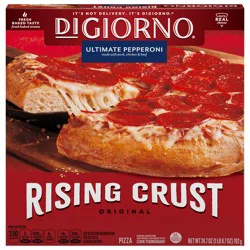 DiGiorno Original Rising Crust Pepperoni Frozen Pizza 12in 24.7oz Pack
