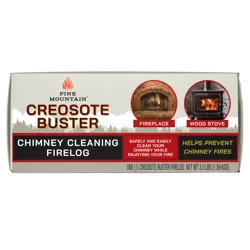 Pine Mountain Creosote Buster Chimney Cleaning 3.5-lb Wax Fire log