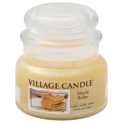 Village Maple Butter Small Glass Dome - 11 Oz