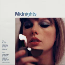 Taylor Swift- Midnights (Moonstone Blue Edition) (Explicit Lyrics) LP Vinyl