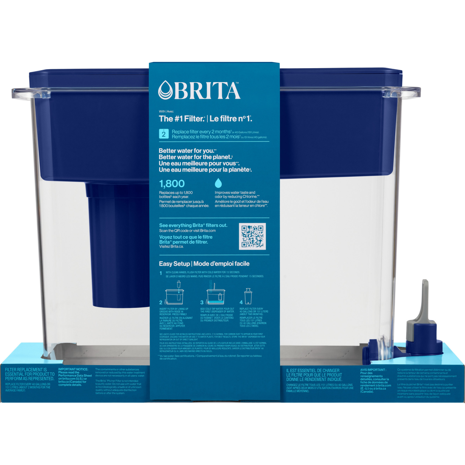 slide 2 of 8, Brita Ultramax Filtered Water Dispenser, 27-Cup, 1 ct