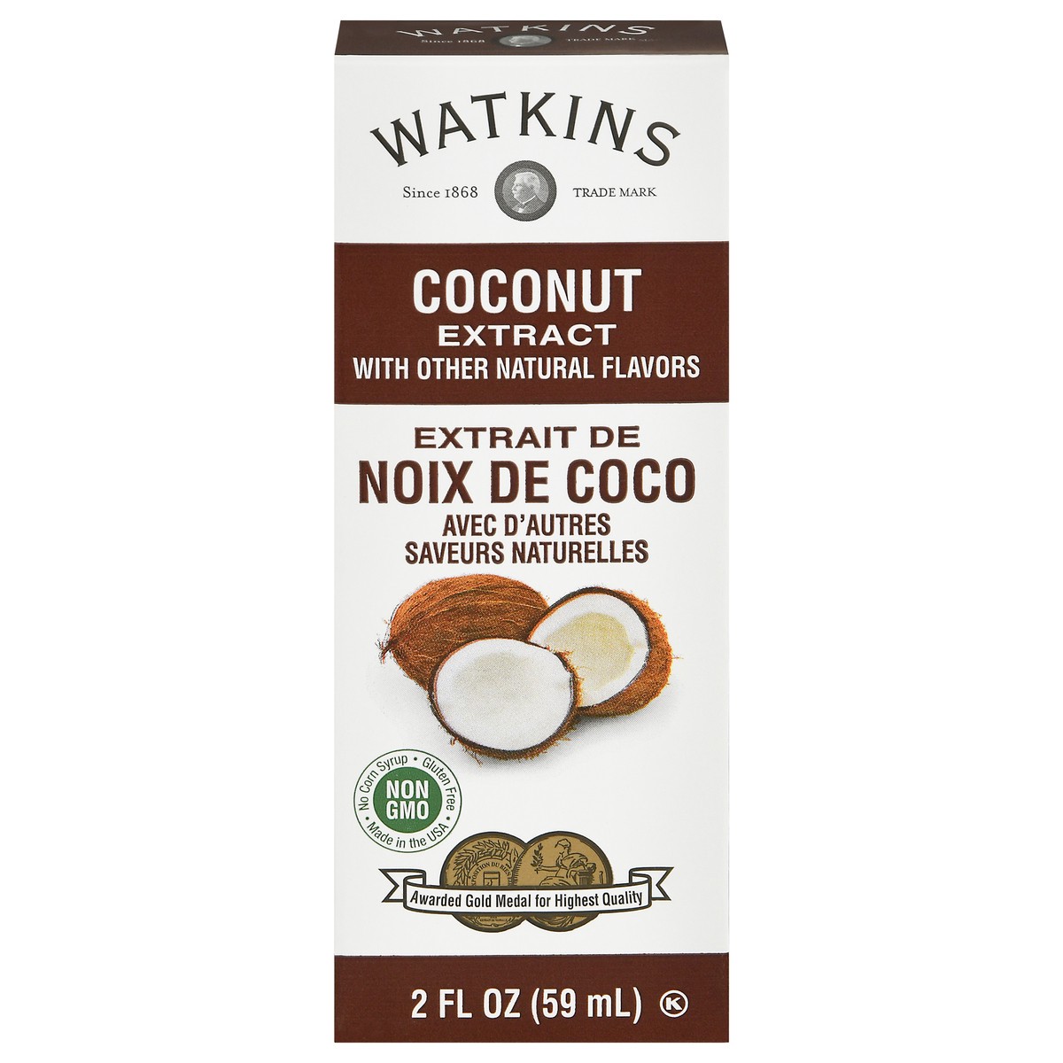 slide 1 of 9, Watkins Imitation Coconut Extract, 2 oz