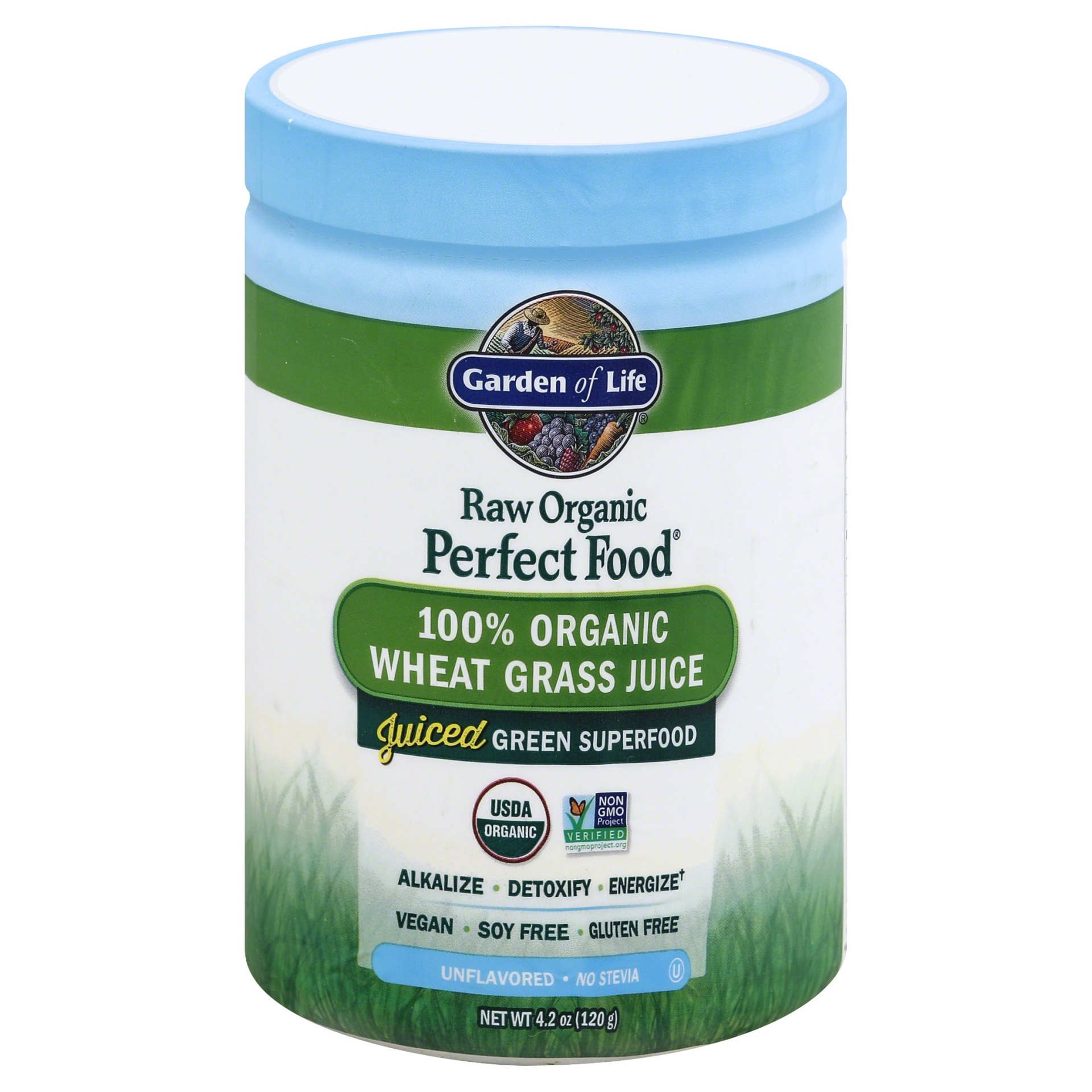 slide 1 of 2, Garden of Life Perfect Food Raw Wheat Grass, 4.2 oz