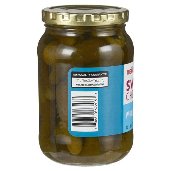 slide 18 of 29, Meijer Sweet Gherkins, 16 oz
