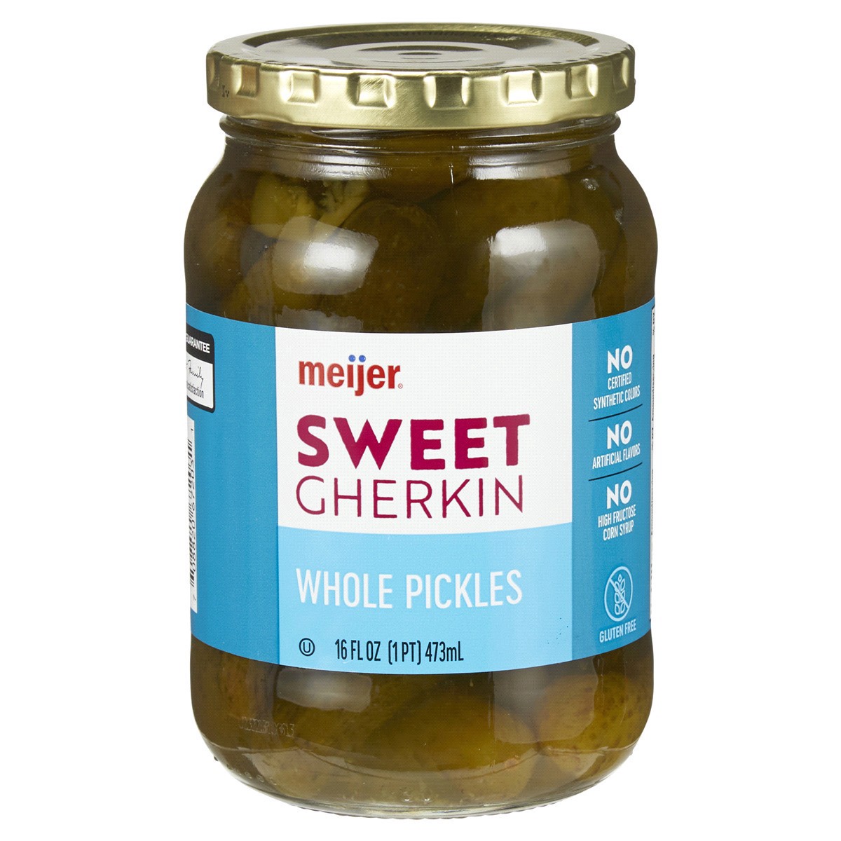 slide 1 of 29, Meijer Sweet Gherkins, 16 oz