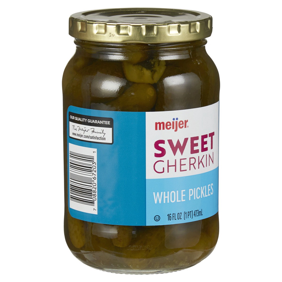 slide 4 of 29, Meijer Sweet Gherkins, 16 oz