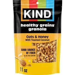 KIND Healthy Grains Clusters Granola Oats & Honey with Toasted Coconut - 11 Oz