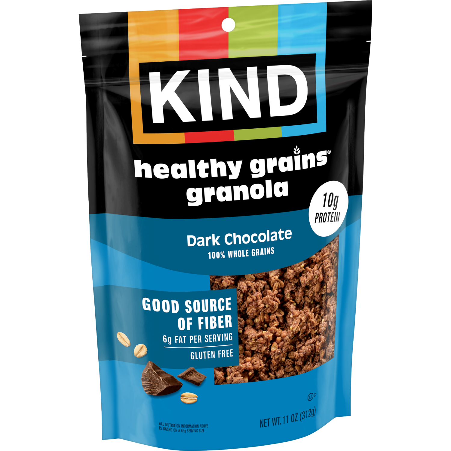 slide 5 of 6, KIND Healthy Grains Dark Chocolate Clusters Granola 11 oz, 11 oz