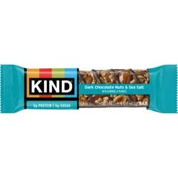 KIND Nut Bars, Dark Chocolate Nuts & Sea Salt, 1.4 oz, 1 Count