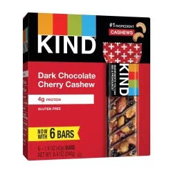 KIND Dark Chocolate Cherry Cashew Bars