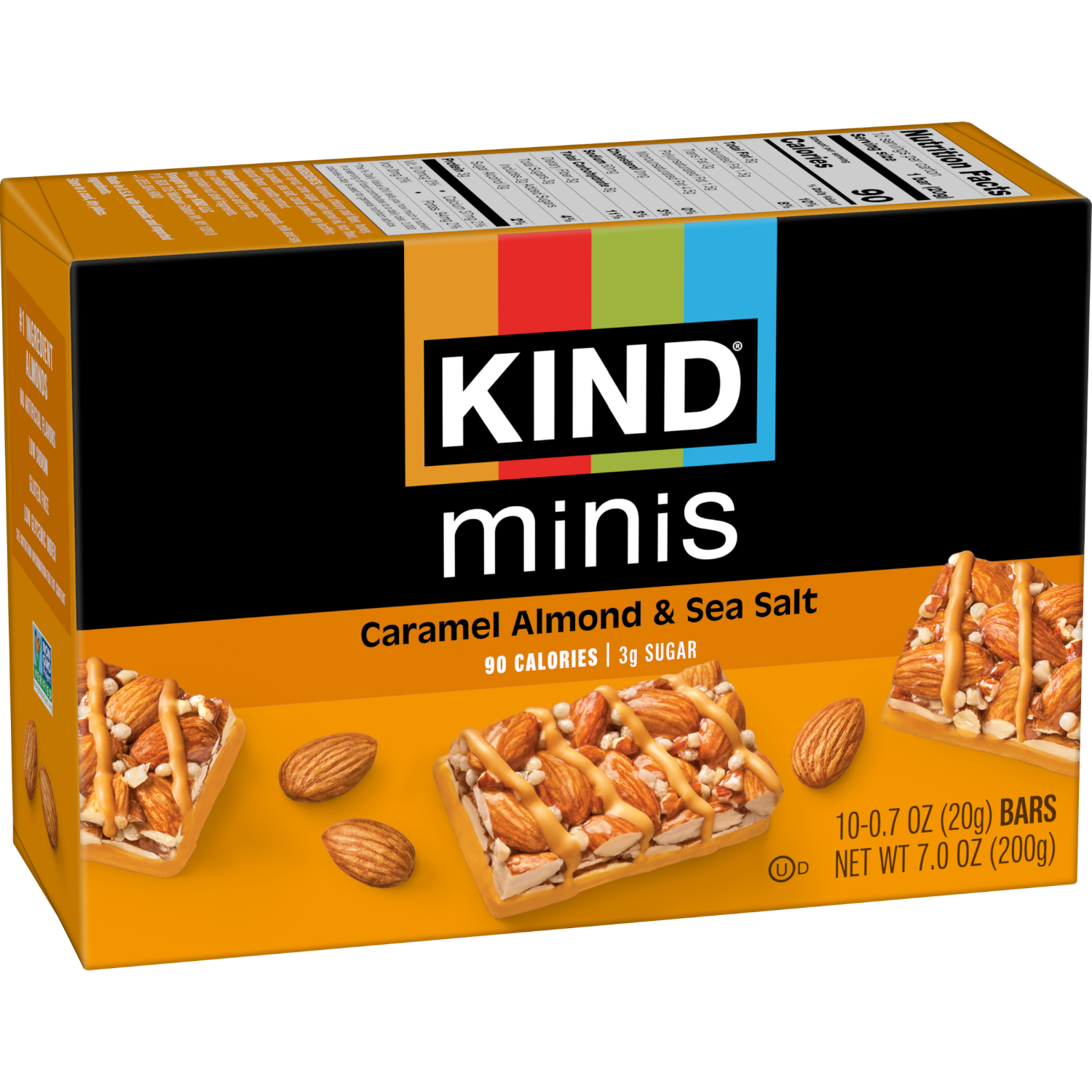 slide 6 of 8, KIND Caramel Almond & Sea Salt Mini Bars, 7 oz