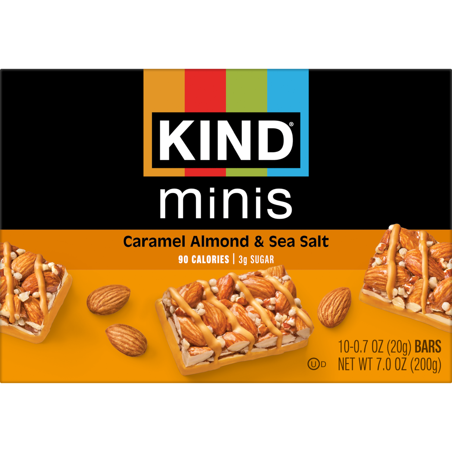 slide 1 of 8, KIND Caramel Almond & Sea Salt Mini Bars, 7 oz