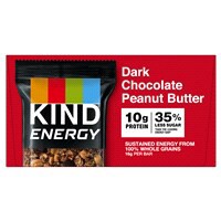 slide 19 of 21, KIND Energy Dark Chocolate Peanut Butter Energy Bars 6-2.1 oz Wrappers, 6 ct