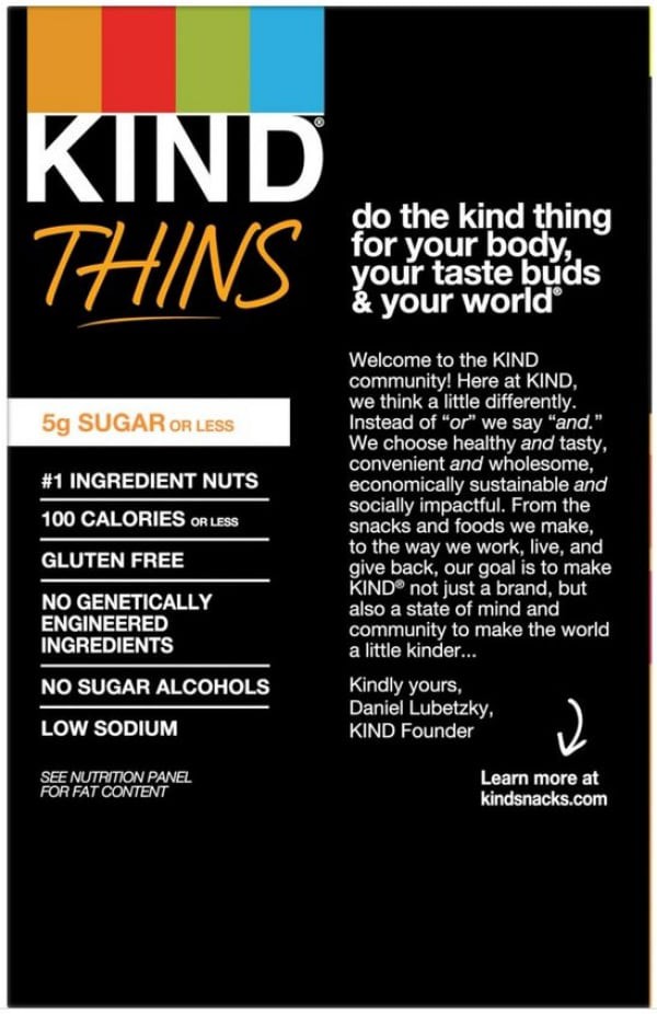 slide 12 of 13, KIND Thins Bars Variety Pack, Peanut Butter Dark Chocolate & Dark Chocolate Cherry Cashew, 0.74 oz, 20 Count, 20 ct
