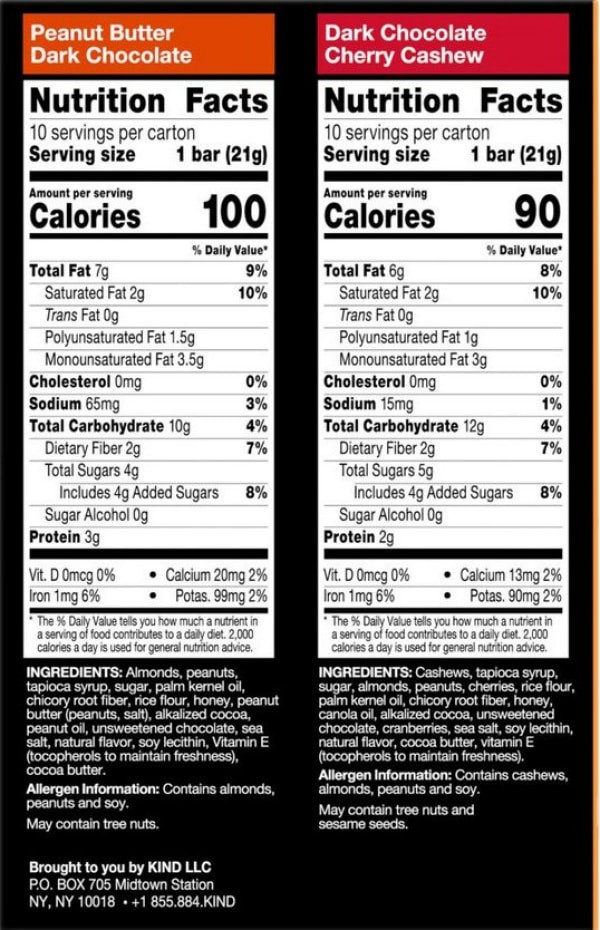slide 9 of 13, KIND Thins Bars Variety Pack, Peanut Butter Dark Chocolate & Dark Chocolate Cherry Cashew, 0.74 oz, 20 Count, 20 ct