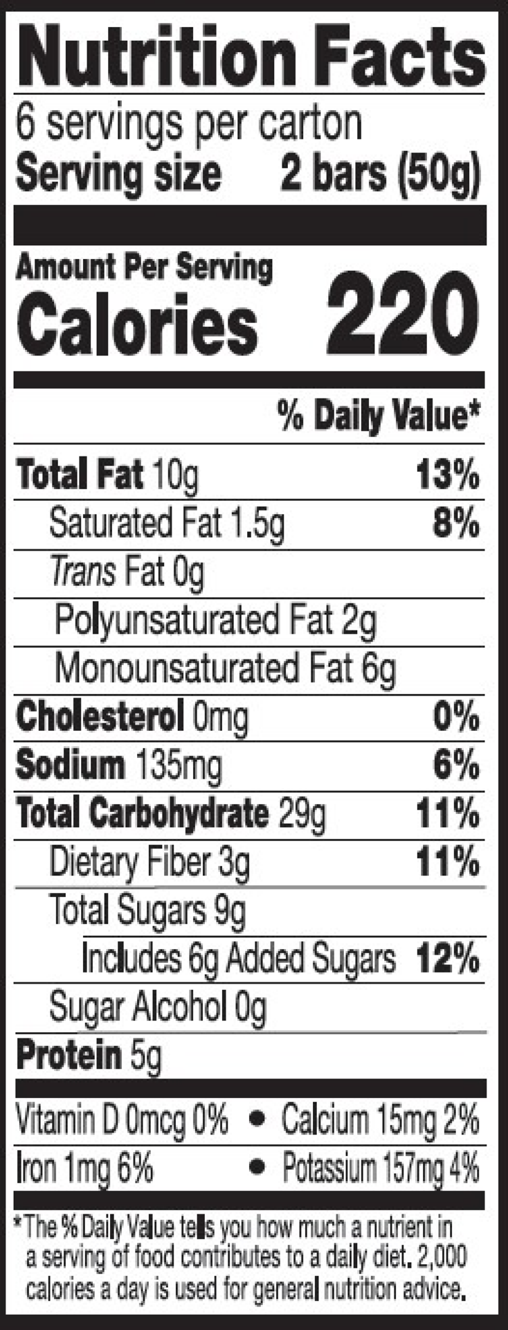 slide 3 of 6, KIND Breakfast, Healthy Snack Bar, Peanut Butter, Gluten Free Breakfast Bars, 100% Whole Grains, 1.76 OZ Packs (6 Count), 6 ct