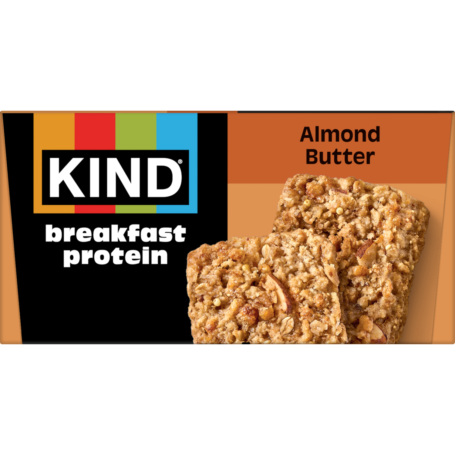 slide 5 of 8, KIND Breakfast, Healthy Snack Bar, Almond Butter, Gluten Free Breakfast Bars, 8g Protein, 1.76 OZ Packs (6 Count), 6 ct
