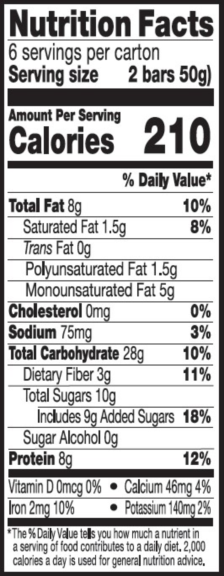 slide 3 of 8, KIND Breakfast, Healthy Snack Bar, Dark Chocolate Cocoa, Gluten Free Breakfast Bars, 8g Protein, 1.76 OZ Packs (6 Count), 6 ct