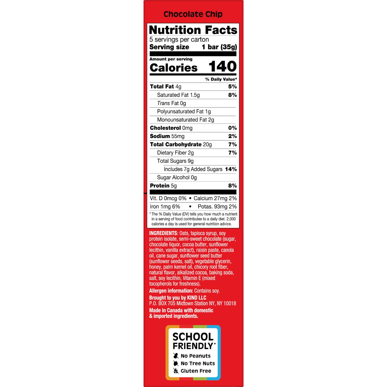 slide 3 of 7, Kind Kids Snack Bars Variety Pack, 12.3 Oz Box (10 Bars), 10 ct