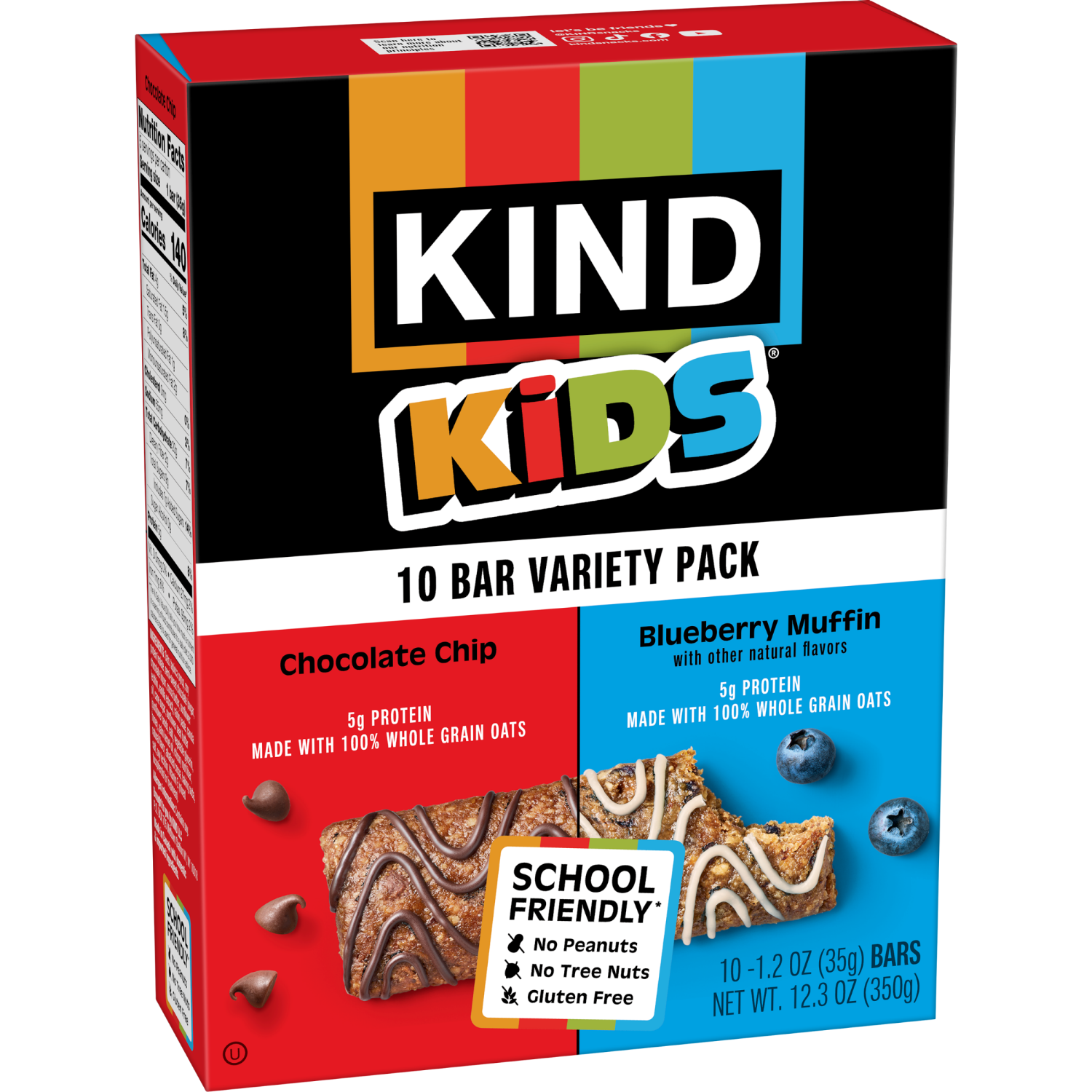 slide 5 of 7, Kind Kids Snack Bars Variety Pack, 12.3 Oz Box (10 Bars), 10 ct