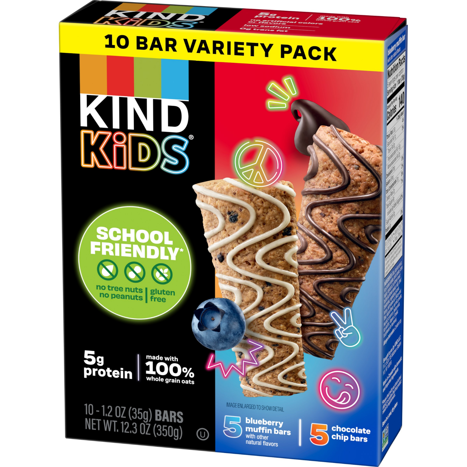 slide 6 of 7, Kind Kids Snack Bars Variety Pack, 12.3 Oz Box (10 Bars), 10 ct