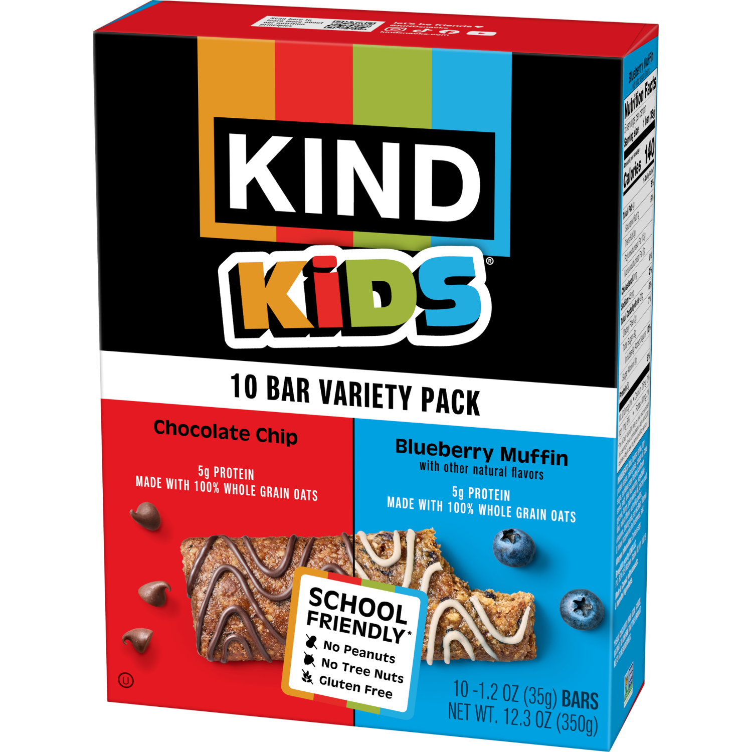slide 6 of 7, Kind Kids Snack Bars Variety Pack, 12.3 Oz Box (10 Bars), 10 ct