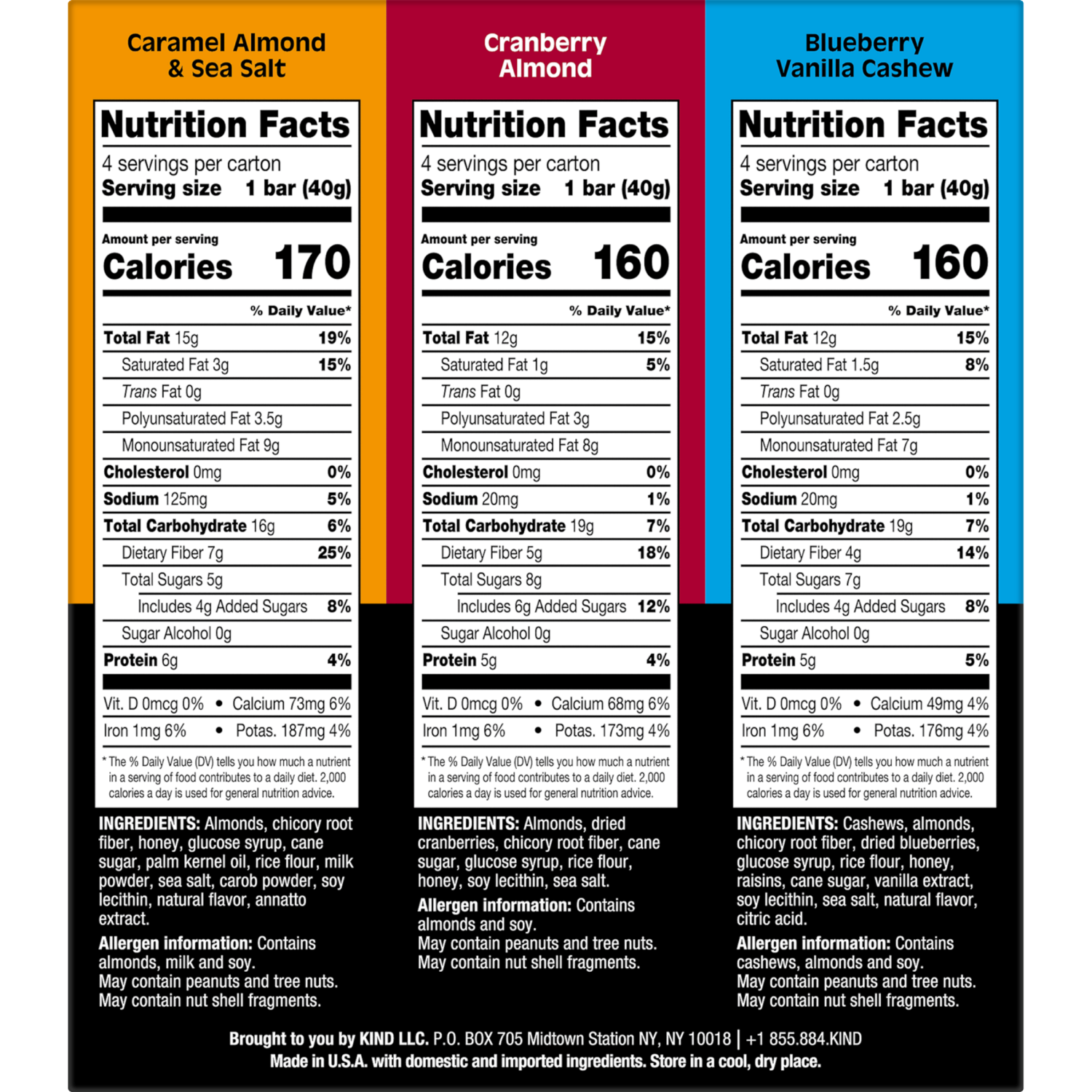 slide 2 of 6, KIND Snack Bars Variety Pack, Gluten Free Bars, 1.4 OZ, (12 Count), 12 ct