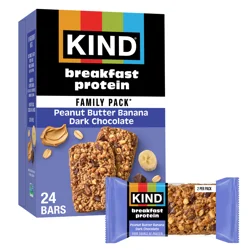 Kind Breakfast Protein Peanut Butter & Banana Dark Chocolate Bars 12 Count