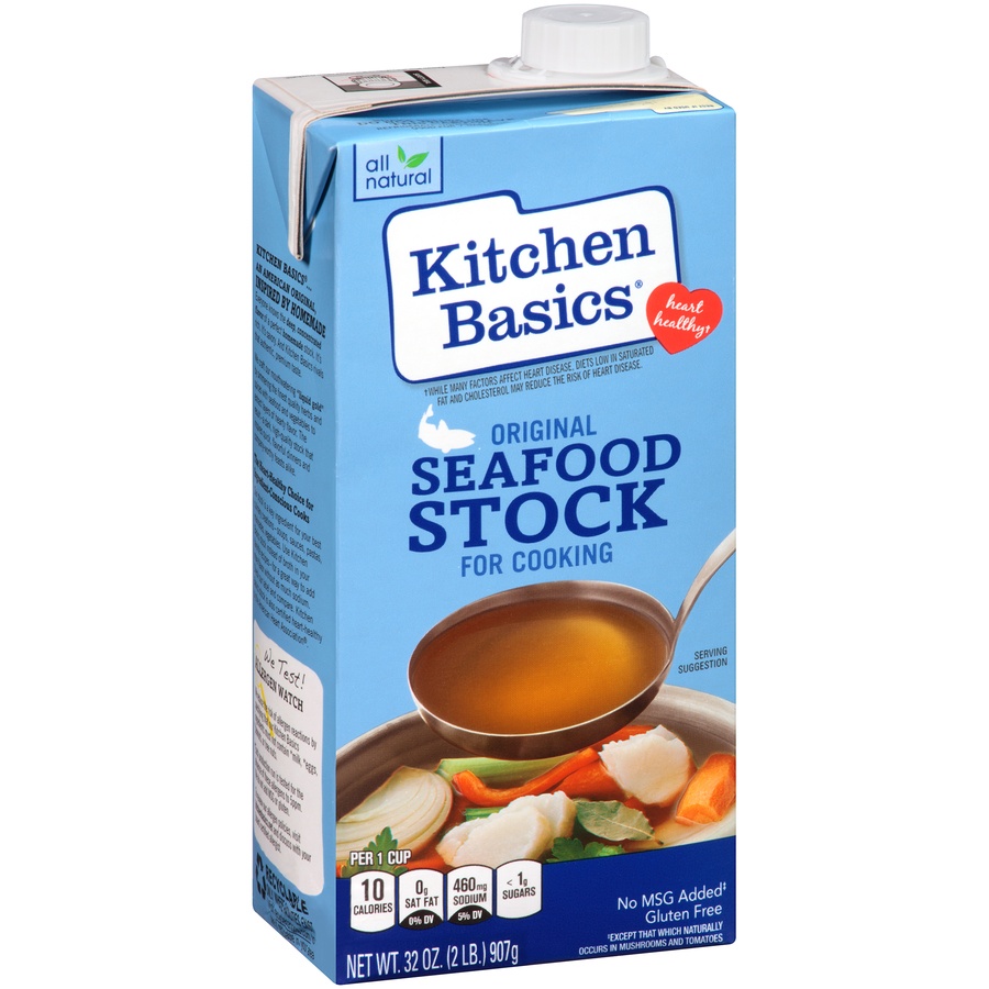 slide 2 of 2, Kitchen Basics/Stock Seafood Gluten Free, 32 oz