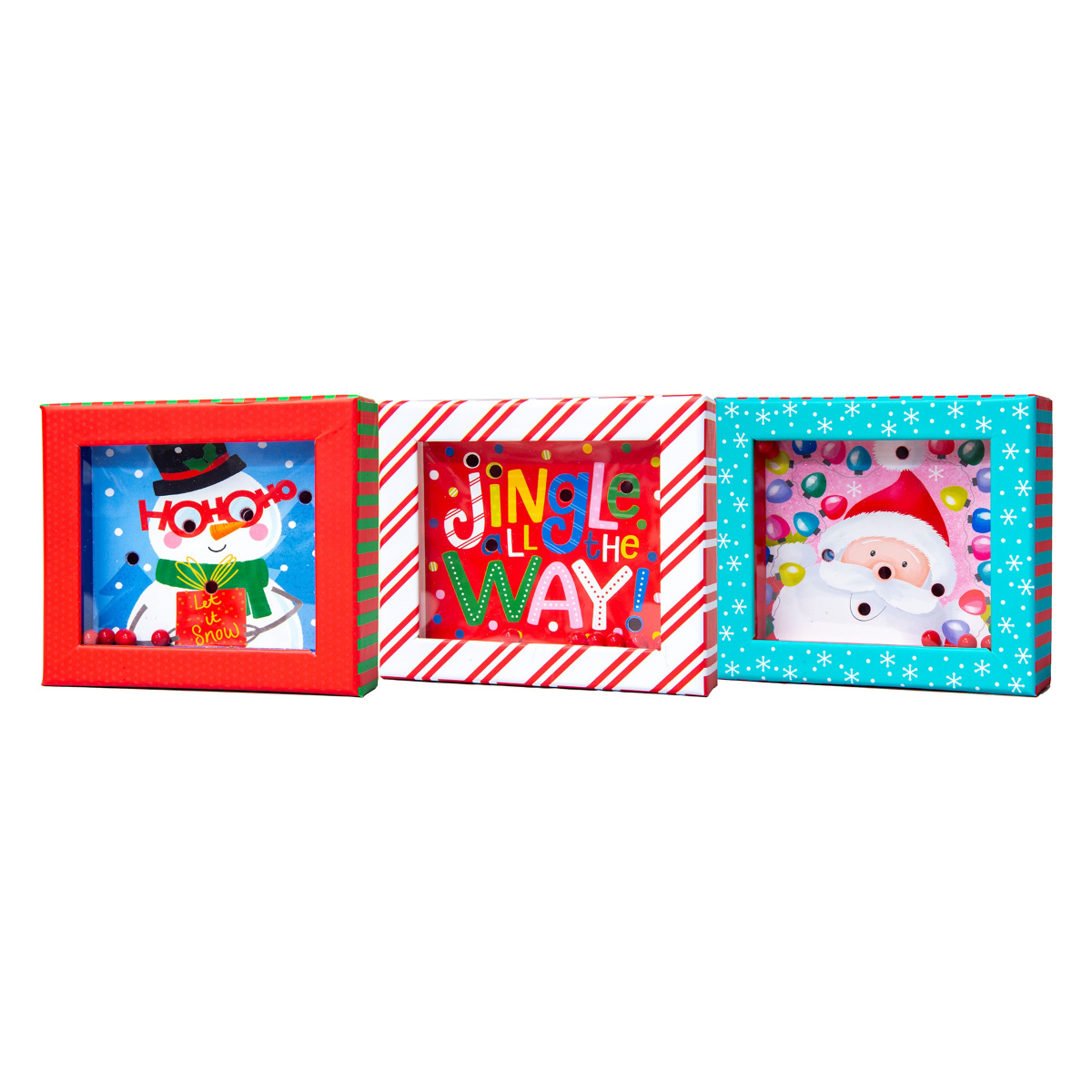 slide 1 of 3, Puzzle Box Gift Card Holder, 3 Des, 4 in