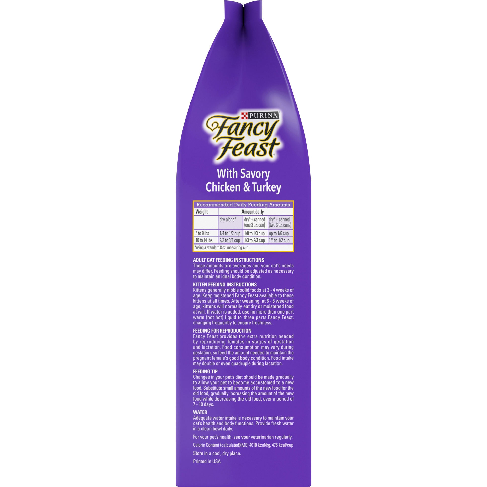 slide 7 of 9, Fancy Feast Purina Fancy Feast with Chicken & Turkey Adult Gourmet Dry Cat Food - 48oz, 