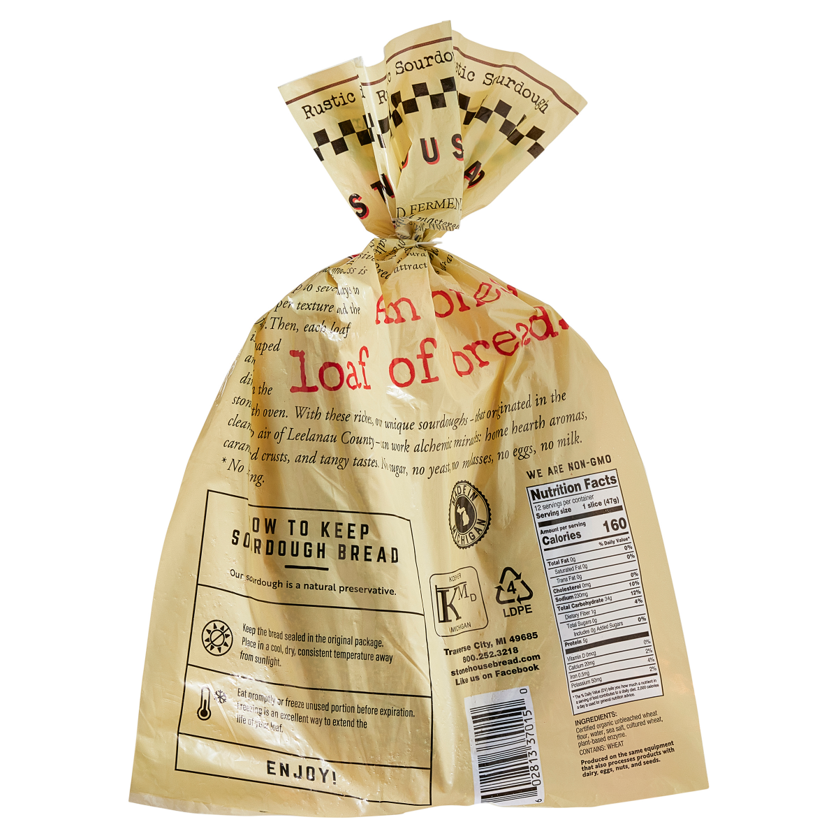 slide 2 of 3, Stone House Bread Stone House Sourdough Bread, San Francisco Style, 20 oz, 20 oz