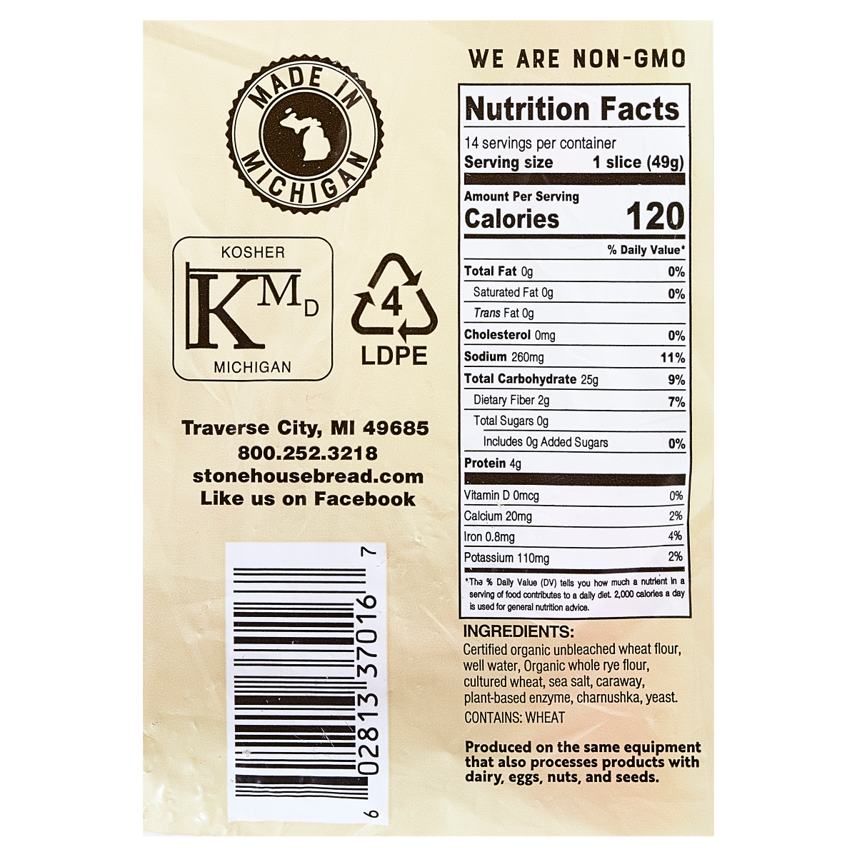 slide 3 of 3, Stone House Bread, Charnushka Rye, 20 oz, 20 oz