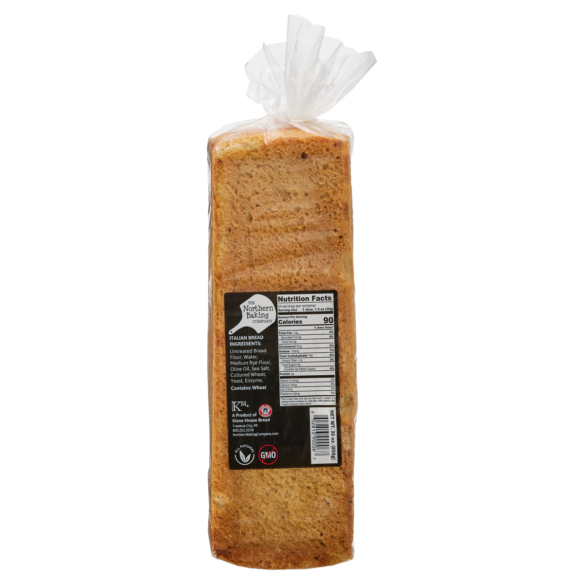 slide 2 of 3, STONE HOUSE The Northern Baking Company, Italian Sliced Bread, 30.6 oz