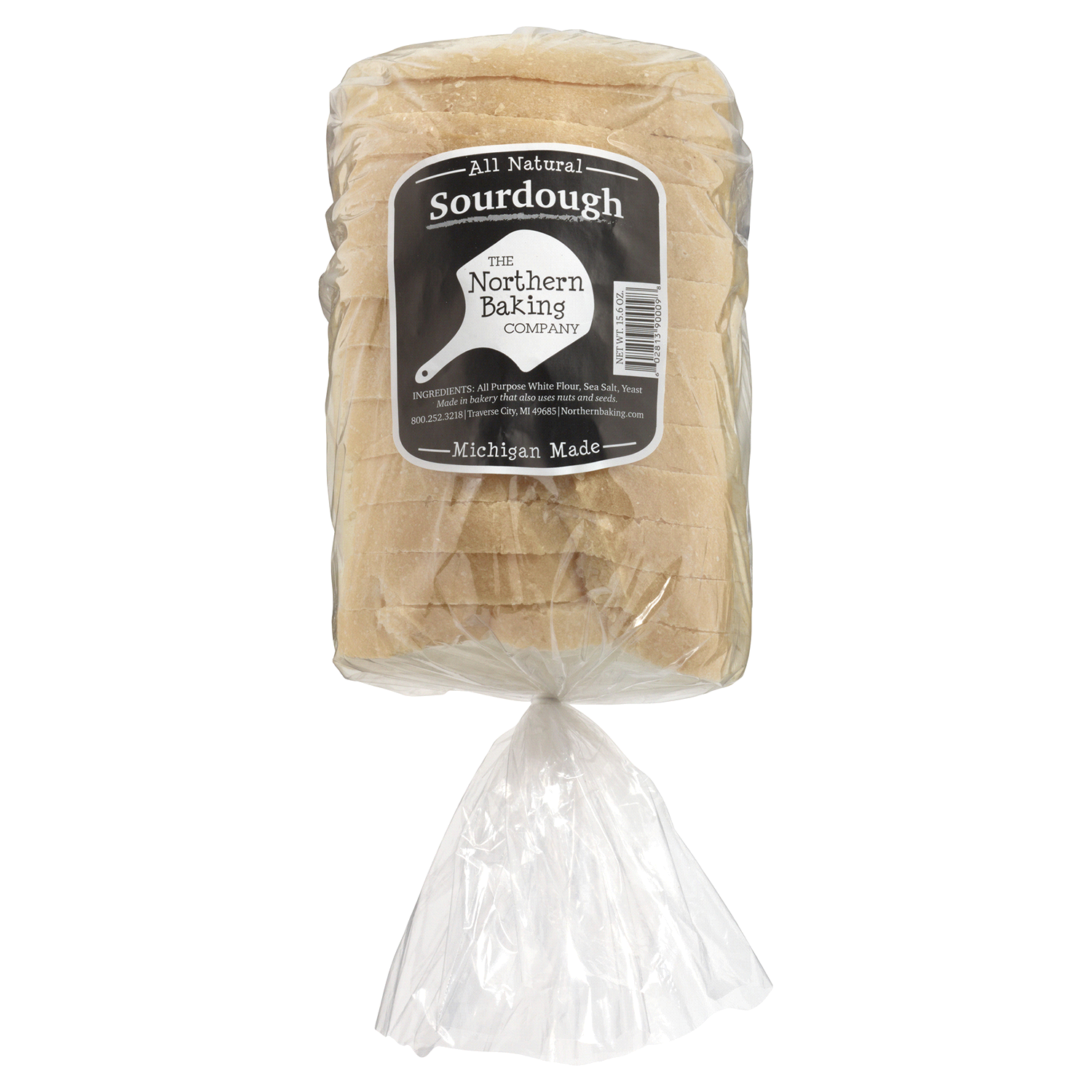 slide 1 of 1, STONE HOUSE The Northern Baking Company, Sourdough Sliced Bread, Half Loaf, 15.6 oz