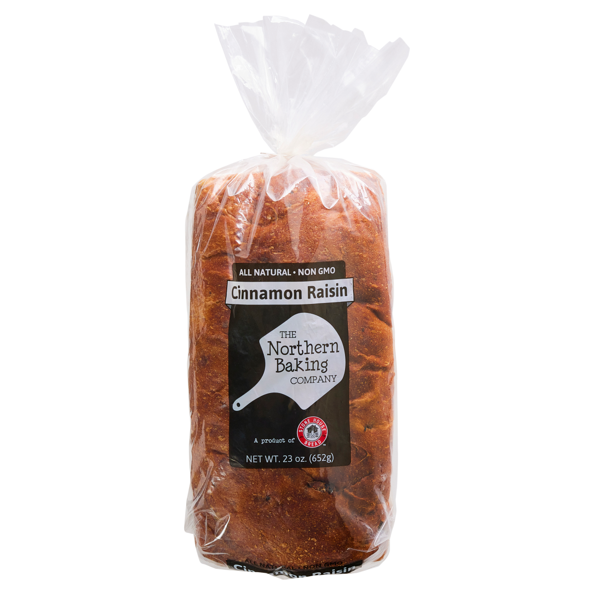 slide 1 of 9, STONE HOUSE The Northern Baking Company, Cinnamon Raisin Half Loaf Bread, 16.8 oz