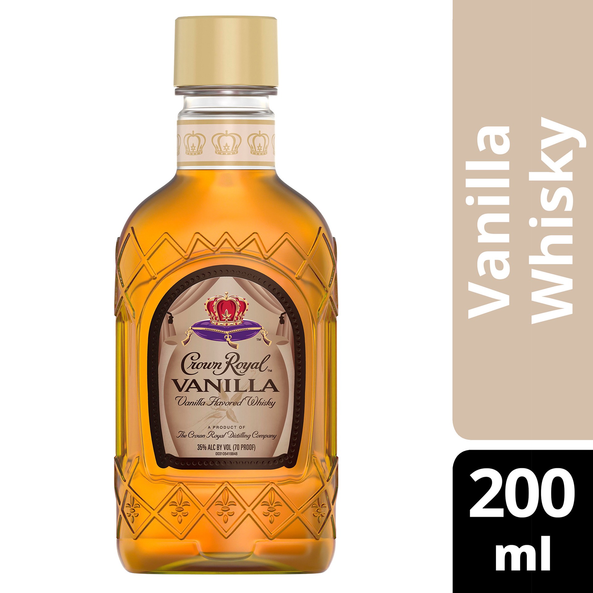 slide 4 of 4, Crown Royal Whisky Vanilla Whisky, 200 ml