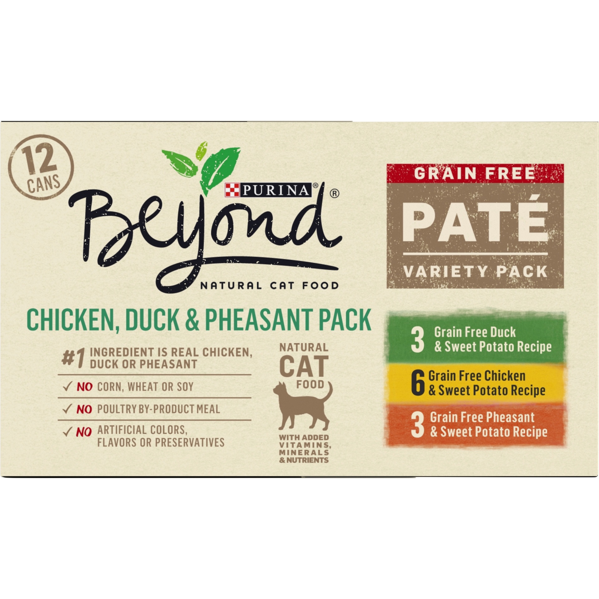 slide 6 of 9, Purina Beyond Grain Free Pate Variety Pack, 12 ct