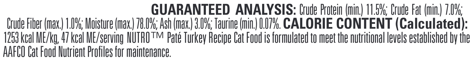 slide 7 of 9, Nutro Grain Free* Natural Wet Cat Food Paté Turkey Recipe, (24) 2.64 Oz. Perfect Portions Twin-Pack Trays, 2.64 oz