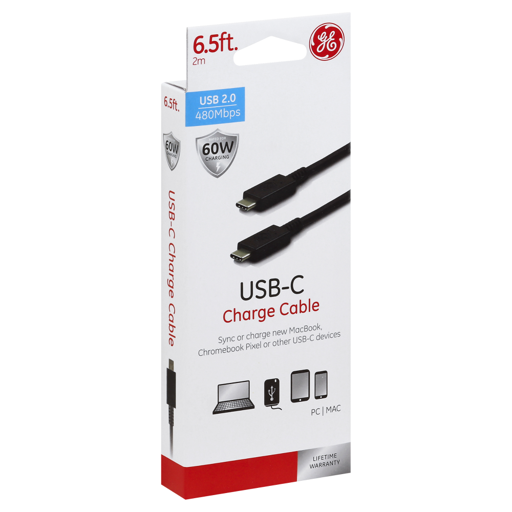 slide 1 of 4, GE Charge Cable 1 ea, 1 ct