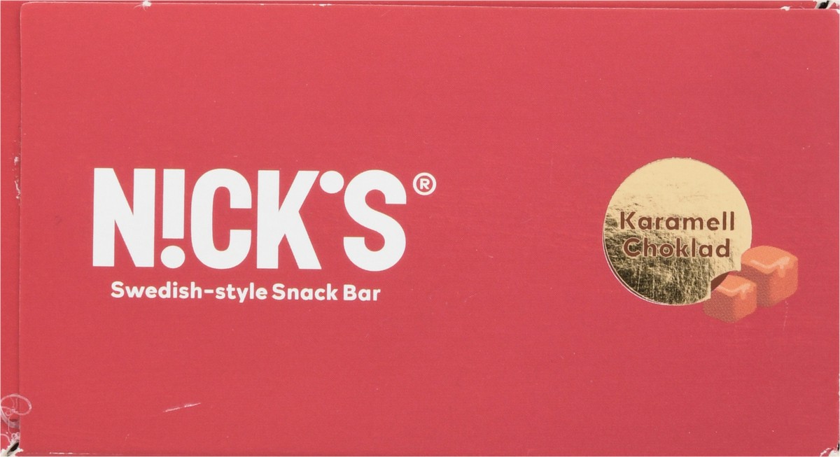 slide 5 of 17, Nick's Swedish-Style Karamell Choklad Protein Bar 4 - 1.76 oz Bars, 4 ct