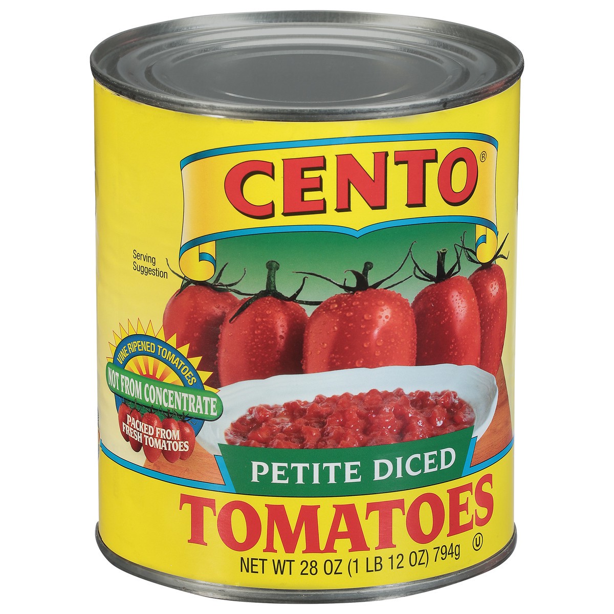 slide 2 of 9, Cento Petite Diced Tomatoes, 28 oz