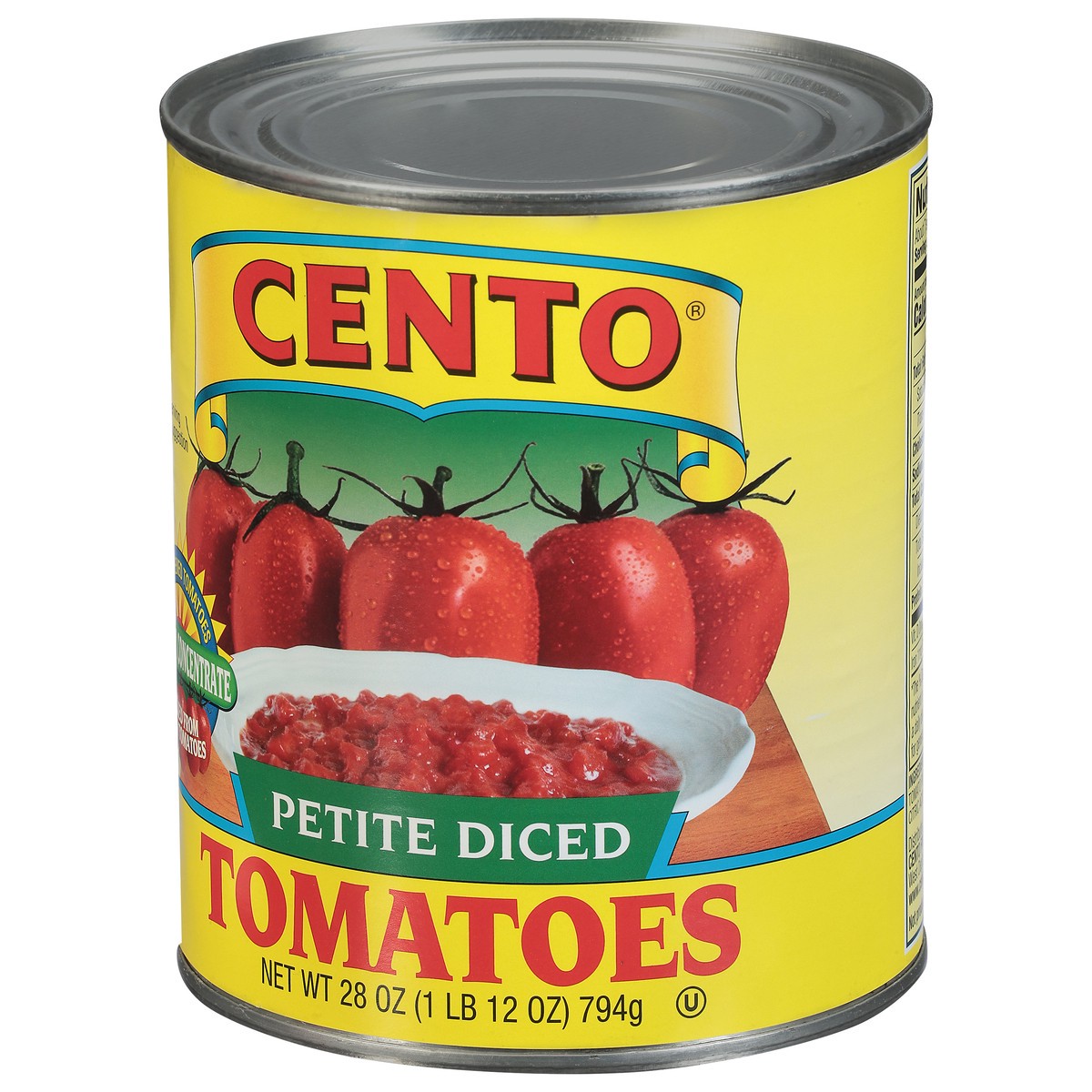 slide 3 of 9, Cento Petite Diced Tomatoes, 28 oz