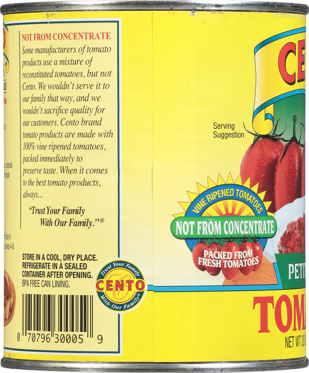 slide 7 of 9, Cento Petite Diced Tomatoes, 28 oz