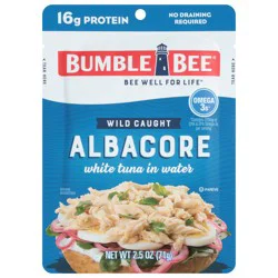 Bumble Bee Wild Caught Albacore Tuna in Water 2.5 oz