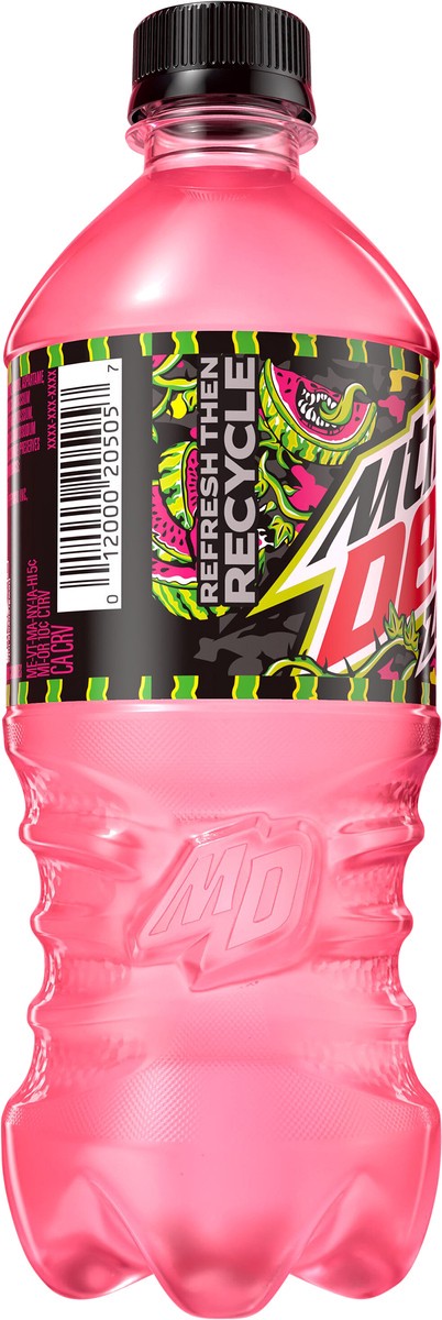 slide 4 of 4, Mountain Dew Zero Sugar Dew Major Melon Watermelon 20 Fl Oz, 20 fl oz