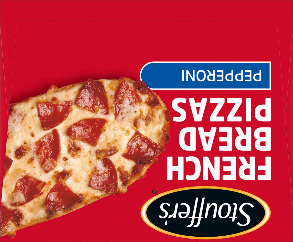 slide 6 of 13, STOUFFER'S Pepperoni French Bread Frozen Pizza 11.75oz Box, 11.75 oz