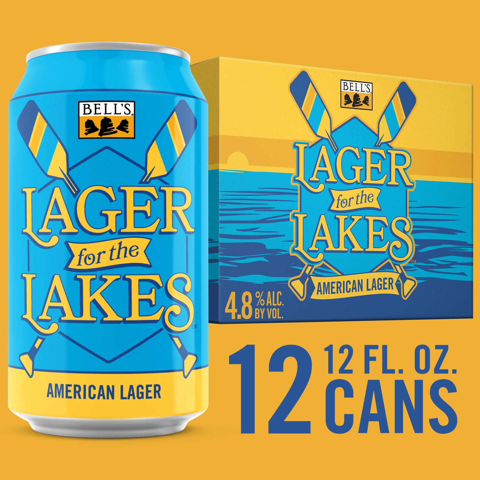 slide 1 of 1, Bell's Lager For The Lakes, 144 fl oz